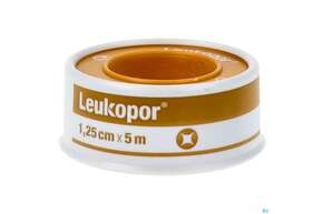 Wundpflaster Leukopor Rollenpflaster 5mx 1,25cm 0247100 1st, A-Nr.: 5020527 - 01