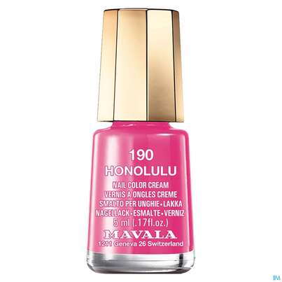 Sie sehen eine Packung Mavala Nagellacke 190 Honolulu 5ml, Produktbild: 03 Mavala Nagellacke 190 Honolulu 5ml, A-Nr.: 4020169 - 03