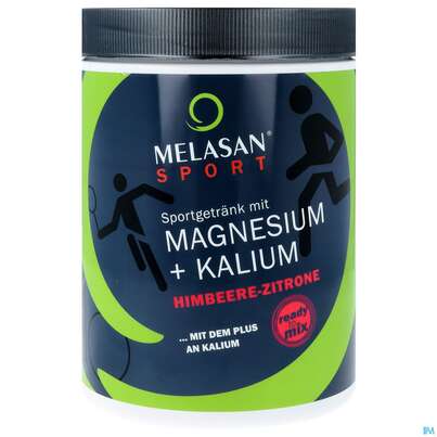 Magnesium +kalium/melasan Sport Sportgetraenk Himbeere Zitrone 610g, A-Nr.: 4733946 - 02