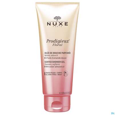 Sie sehen eine Packung Nuxe Prodigieux Duschgel Floral 200ml, Produktbild: 01 Nuxe Prodigieux Duschgel Floral 200ml, A-Nr.: 5479390 - 01