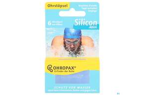 Ohrenschutz Ohropax Silicon G.laerm/wasser/wind Aqua 6st, A-Nr.: 4159306 - 01