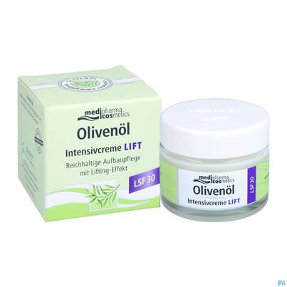 Sie sehen eine Packung Oliven Oel Dr.theiss Intensivcreme Lift 50ml, Produktbild: 06 Oliven Oel Dr.theiss Intensivcreme Lift 50ml, A-Nr.: 5614310 - 06