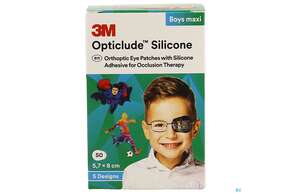 Augenpflaster Opticlude Silicone Boy Maxi 5,7x 8cm 2739pb 50st, A-Nr.: 4531125 - 01