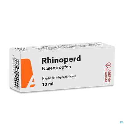 Sie sehen eine Packung Rhinoperd Nasentropfen 10ml, Produktbild: 03 Rhinoperd Nasentropfen 10ml, A-Nr.: 0049093 - 03