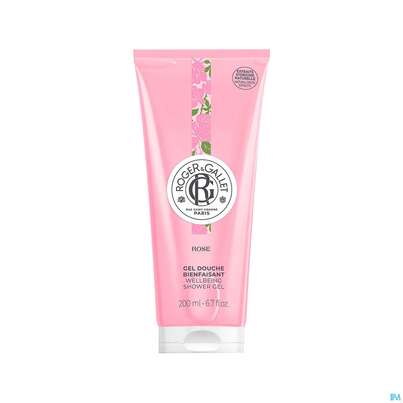 Sie sehen eine Packung Roger & Gallet Rose Showergel 200ml, Produktbild: 04 Roger & Gallet Rose Showergel 200ml, A-Nr.: 5669067 - 04