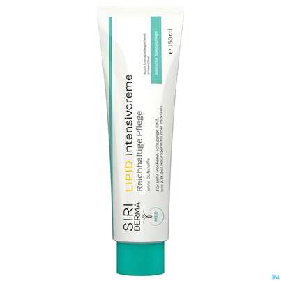 Siriderma Lipid Intensiv Creme Ohne Duftstoffe 150ml, A-Nr.: 3996164 - 01