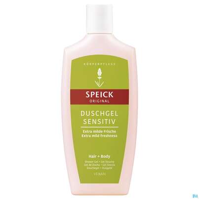 Sie sehen eine Packung Speick Natural Duschgel Sensitive Nr 61034 250ml, Produktbild: 03 Speick Natural Duschgel Sensitive Nr 61034 250ml, A-Nr.: 3693558 - 03