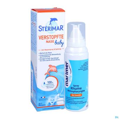 Sie sehen eine Packung Sterimar Verst Baby Na-spray 100ml, Produktbild: 04 Sterimar Verst Baby Na-spray 100ml, A-Nr.: 5714477 - 04