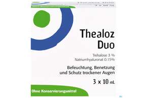 Augentropfen Thealoz/duo Trehalose+hyaluronsaeure Original 3x10m 30ml, A-Nr.: 4523574 - 01