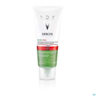 Sie sehen eine Packung Shampoon Vichy/dercos Micropeel 200ml, Produktbild: 02 Shampoon Vichy/dercos Micropeel 200ml, A-Nr.: 4733604 - 02