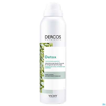 Sie sehen eine Packung Shampoon Vichy/dercos/nutrients Detox Trockenshampoo 150ml, Produktbild: 01 Shampoon Vichy/dercos/nutrients Detox Trockenshampoo 150ml, A-Nr.: 4894454 - 01